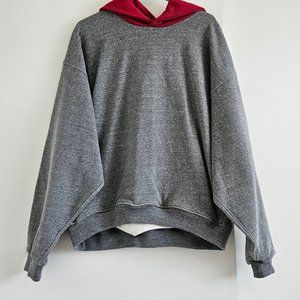 Fear of God Fifth Collection 2017 Hoodie Gray with Red Hoodie Size Medium
